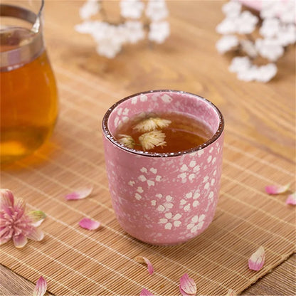 Pack of 2 Handmade Porcelain Tea Cup