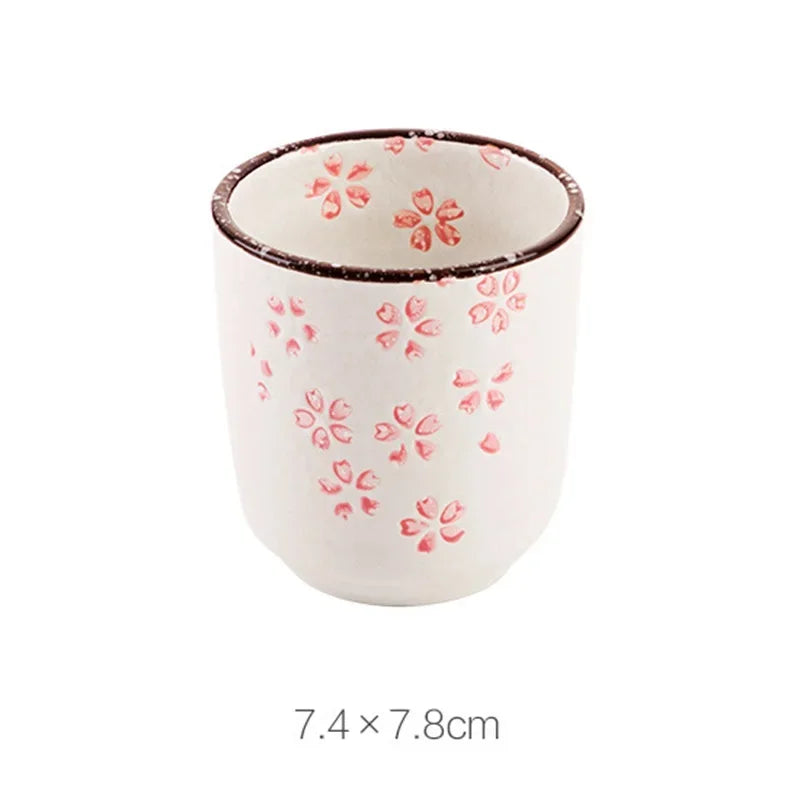 Pack of 2 Handmade Porcelain Tea Cup