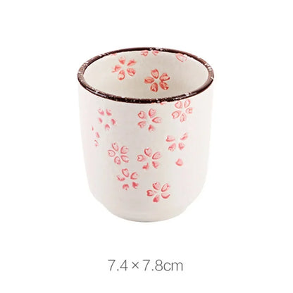 Pack of 2 Handmade Porcelain Tea Cup