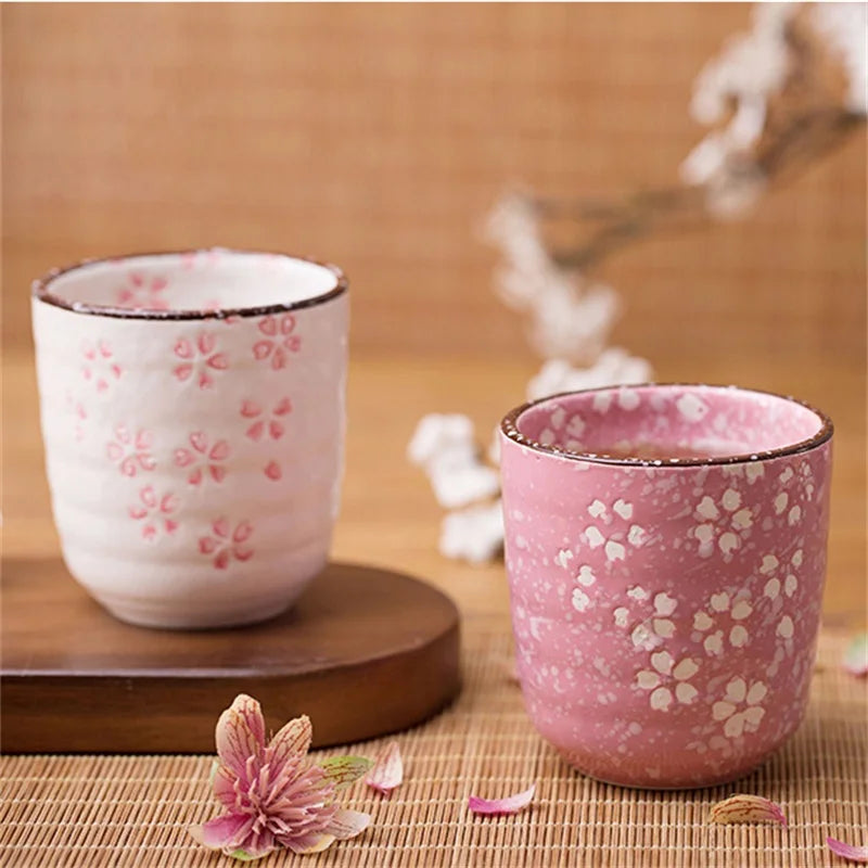 Pack of 2 Handmade Porcelain Tea Cup