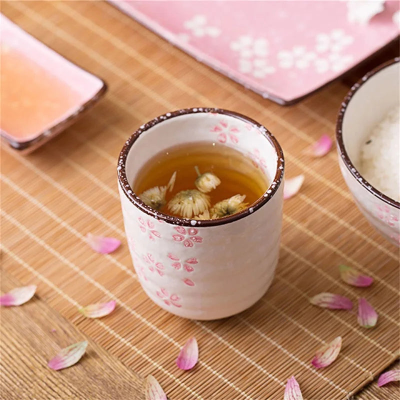 Pack of 2 Handmade Porcelain Tea Cup