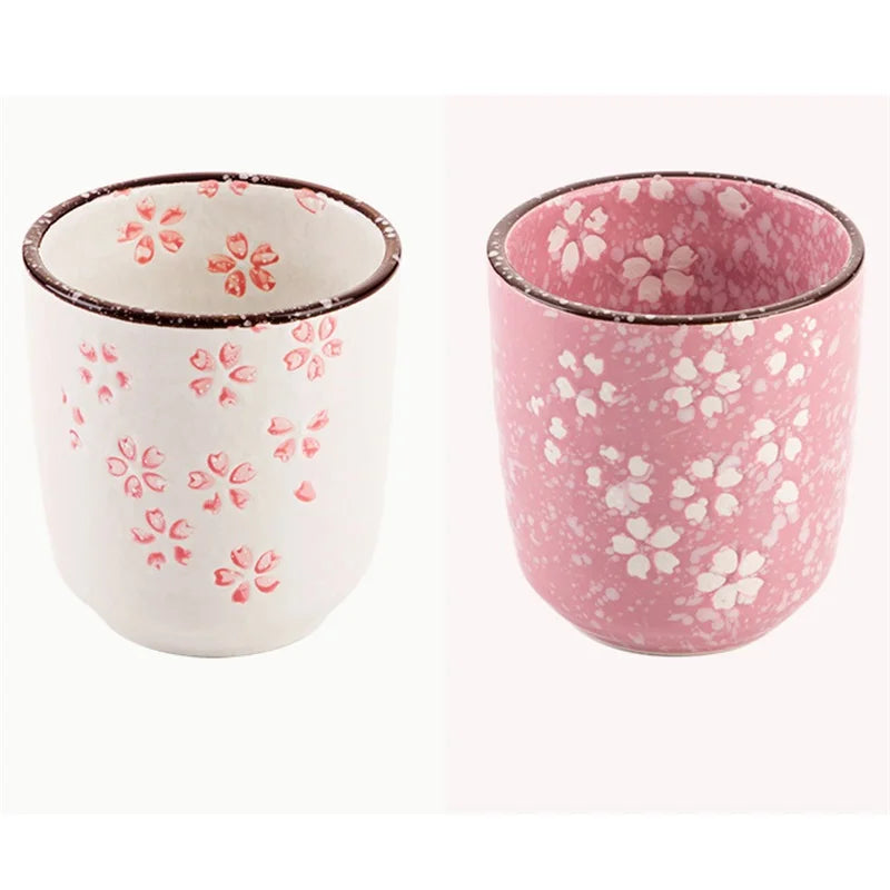 Pack of 2 Handmade Porcelain Tea Cup