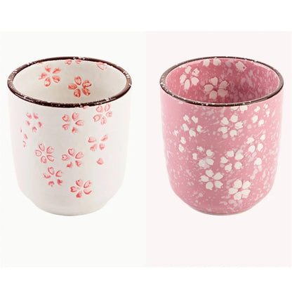 Pack of 2 Handmade Porcelain Tea Cup