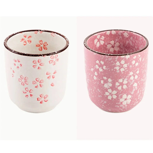 Pack of 2 Handmade Porcelain Tea Cup
